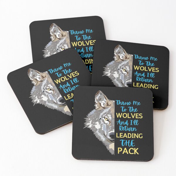 Aperçu de l'œuvre Throw Me To The Wolves, Inspirational, Women, Moms, Mothers T-Shirt  créée et vendue par Lukifo-Vector.
