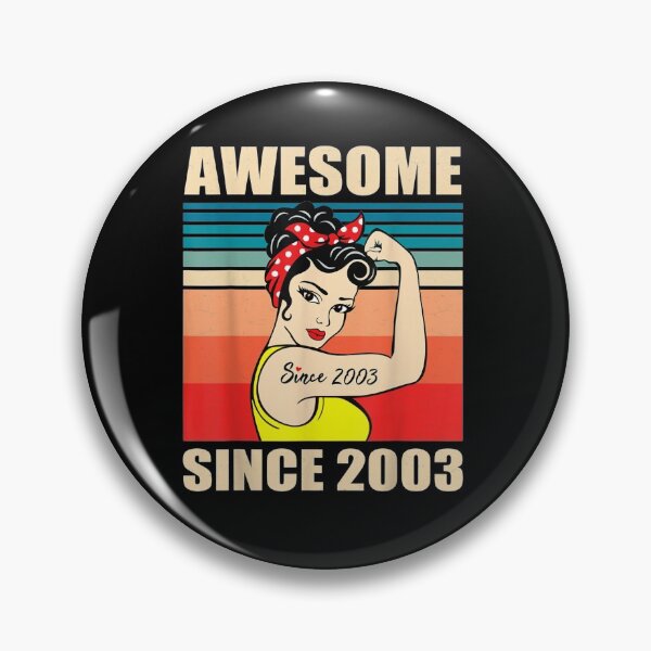 Item preview, Gift for 18 Year Old Women Vintage 18th Birthday 2003 Woman designed and sold by anniversaryshop.