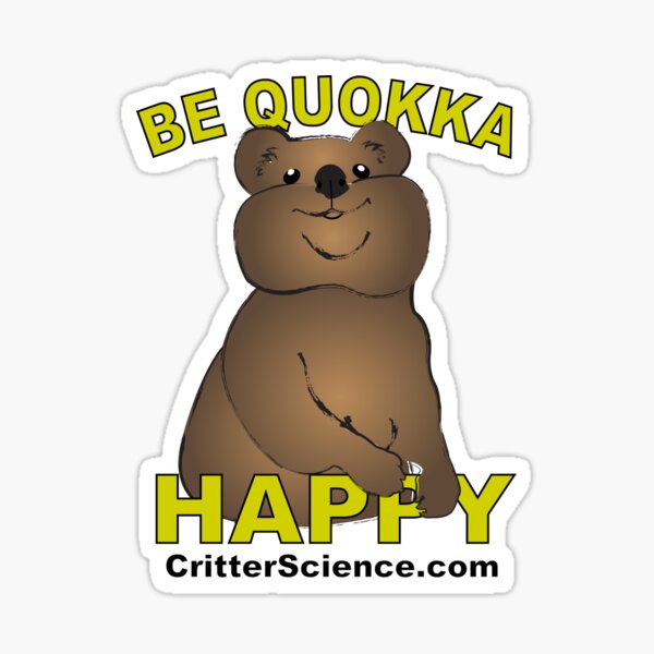 Happy Quokka Sticker