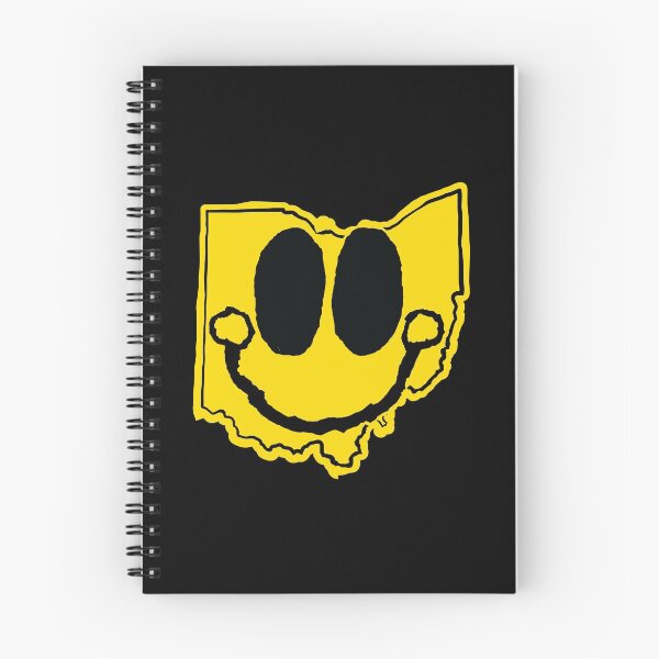 Item preview, Ohio Happy Cartoon Map Face with smile designed and sold by pelagio.