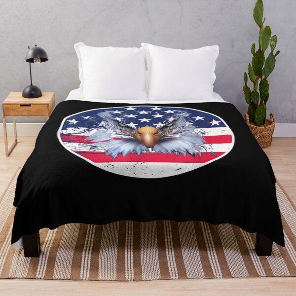 Item preview, USA American Flag Patriotic Eagle 4th of July T-Shirt designed and sold by Lukifo-Vector.