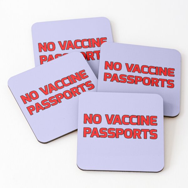 Item preview, No Vaccine Passports. designed and sold by Feline Rockstars.