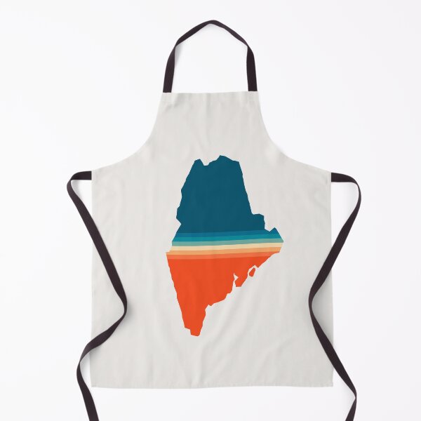 Item preview, Maine State Retro Map designed and sold by Texterns.