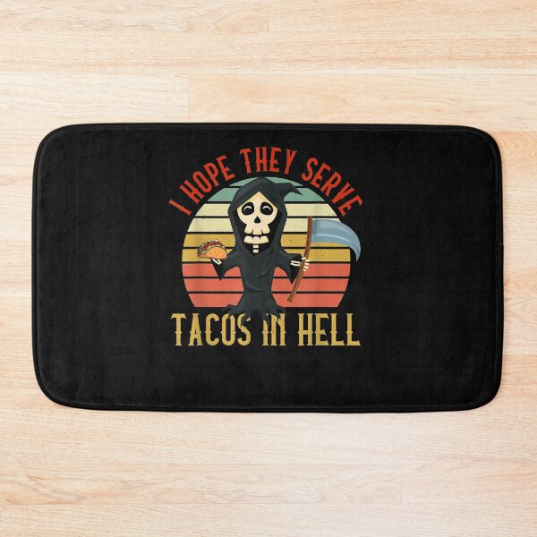 Item preview, Vintage I Hope They Serve Tacos In Hell Halloween Costume  T-Shirt designed and sold by Lukifo-Vector.