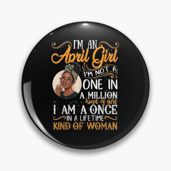 Artikelvorschau, Ich bin ein April Girl Black Women Aries entworfen und verkauft von anniversaryshop.