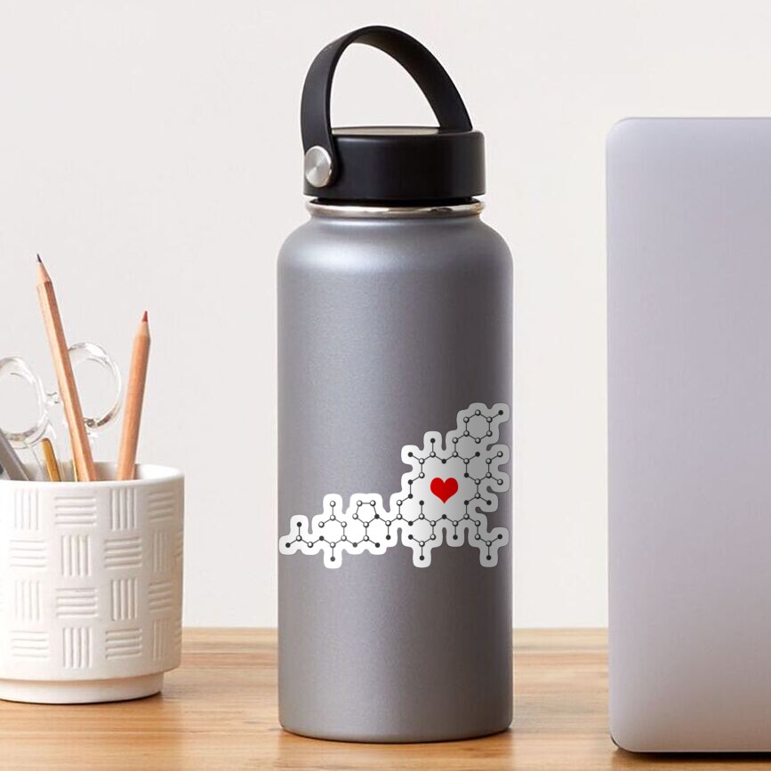 Oxytocin White Sticker
