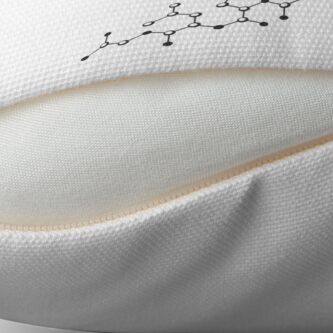 Alternate view of Oxytocin White Throw Pillow