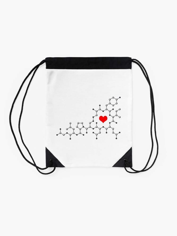 Alternate view of Oxytocin White Drawstring Bag
