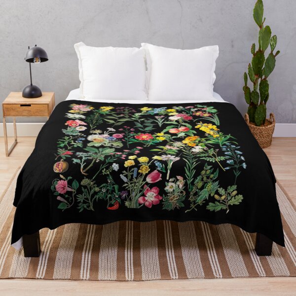 Item preview, Vintage Inspired Flower Botanical Chart T-Shirt designed and sold by Lukifo-Vector.