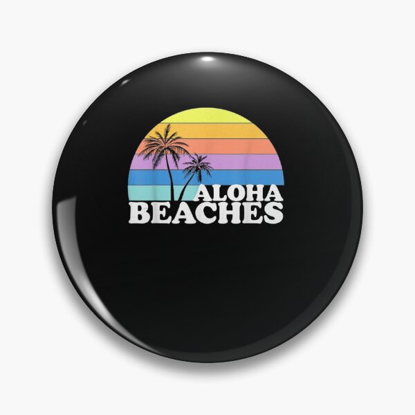 Item preview, Vintage Retro Aloha Beaches Beach Tropical Vacation Gifts T-Shirt designed and sold by Lukifo-Vector.