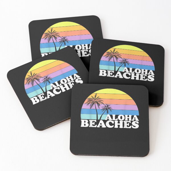 Item preview, Vintage Retro Aloha Beaches Beach Tropical Vacation Gifts T-Shirt designed and sold by Lukifo-Vector.