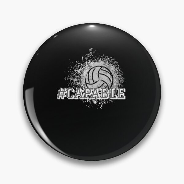 Item preview, Volleyball #Capable T-Shirt designed and sold by Lukifo-Vector.