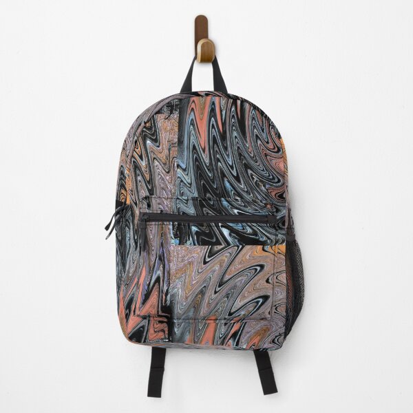 Item preview, A Forest River Dances Through this Abstract Digital Work in Orange designed and sold by BeceroCreations.