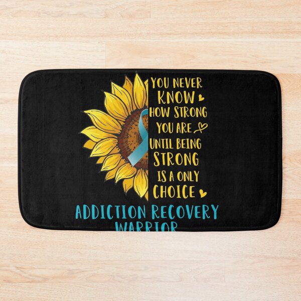 Item preview, Sunflower You Never Know How Strong You Are Addiction Recovery Warrior designed and sold by rechardtee.