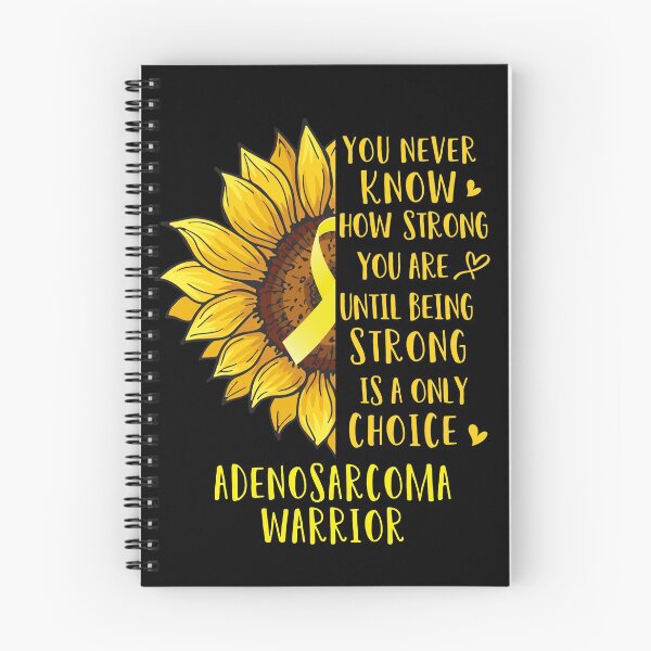 Item preview, Sunflower You Never Know How Strong You Are Adenosarcoma Warrior designed and sold by rechardtee.