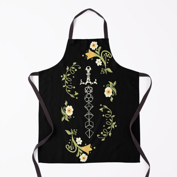 Item preview, Floral Polyhedral Dice Sword designed and sold by pixeptional.