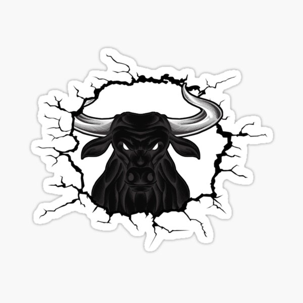 Black Bull Sticker
