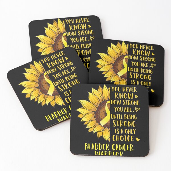 Item preview, Sunflower You Never Know How Strong You Are Bladder Cancer Warrior designed and sold by rechardtee.