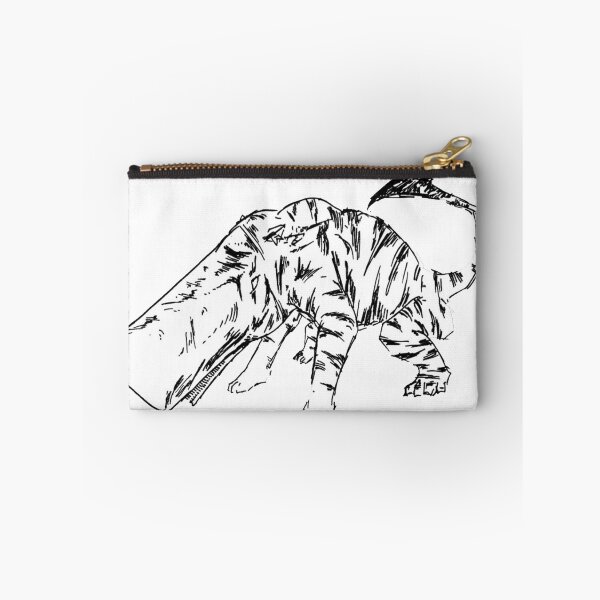 Item preview, Ahab Tiger (Black and White) designed and sold by skullahton.