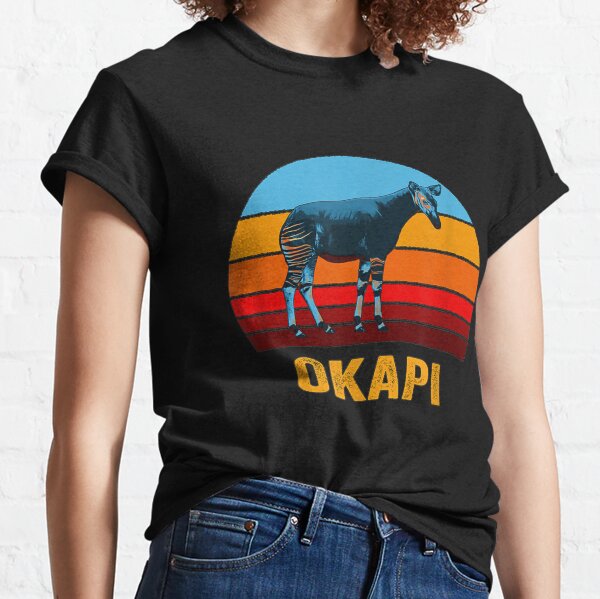  Okapi Girl Just a Girl Who Loves Okapi T-Shirt : Clothing,  Shoes & Jewelry