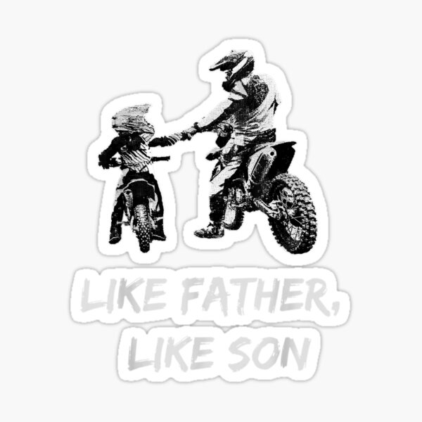 Si la suciedad Aint divertirnos "Aint acorralan 'camiseta MX Rider Moto Idea de Regalo Papá Hijo