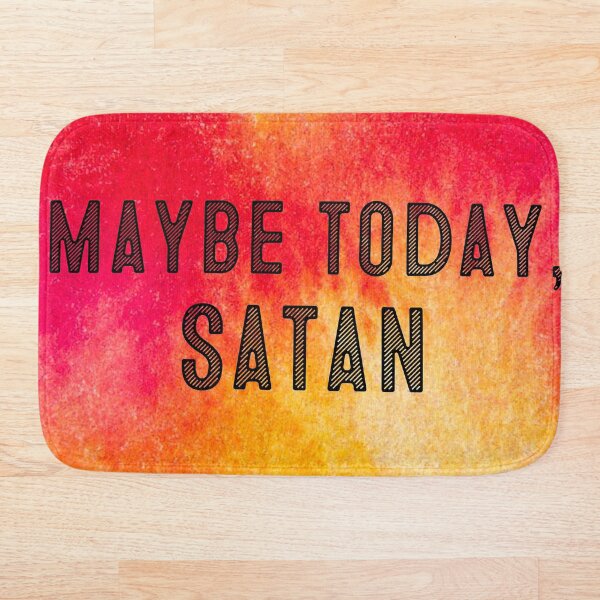 Maybe Satan Bath Mat