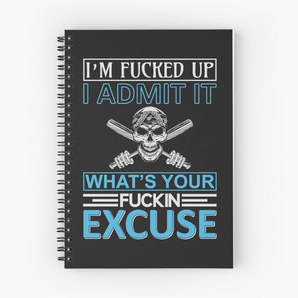Item preview, I'm Fucked Up, I Admit It-funny gift idea for adults designed and sold by BRtisticDesigns.