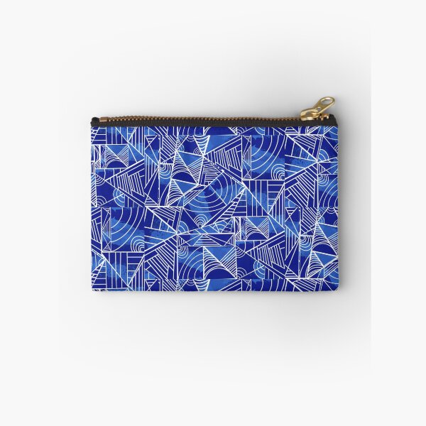 Item preview, Colorful Lines and Shapes - Deep Blue designed and sold by Jasrese.