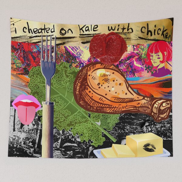 Item preview, Cheated on Kale With Chicken designed and sold by Swooncake Press.