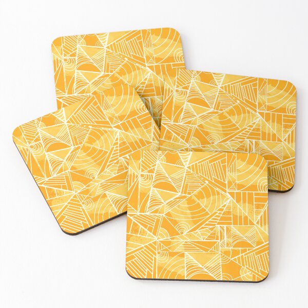 Item preview, Colorful Lines and Shapes - Yellow designed and sold by Jasrese.