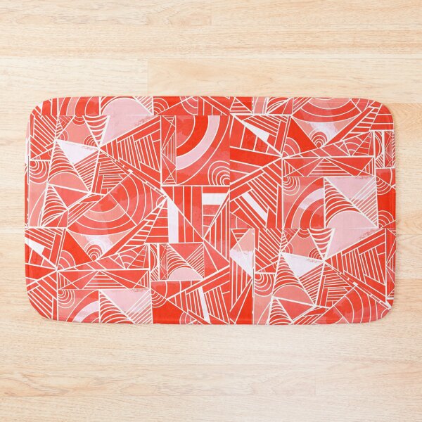 Item preview, Colorful Lines and Shapes - Red and White designed and sold by Jasrese.