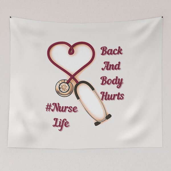 Item preview, Back And Body Hurts Nurse Life designed and sold by DigitalSantino.