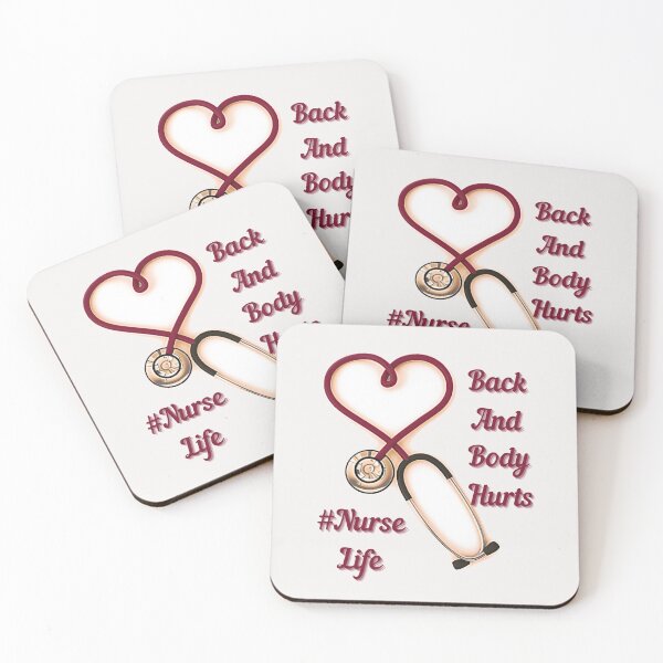 Item preview, Back And Body Hurts Nurse Life designed and sold by DigitalSantino.