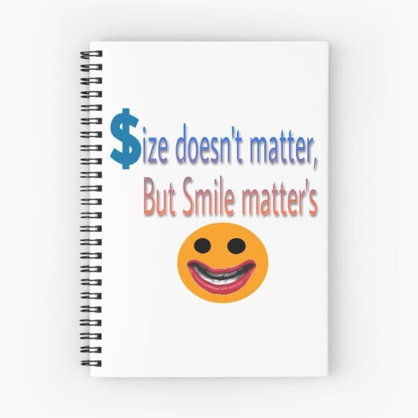 Item preview, Size doesn't matter but smile matter's  designed and sold by 59SHOP24.