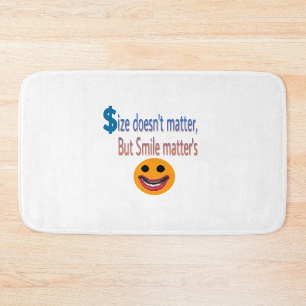 Item preview, Size doesn't matter but smile matter's  designed and sold by 59SHOP24.