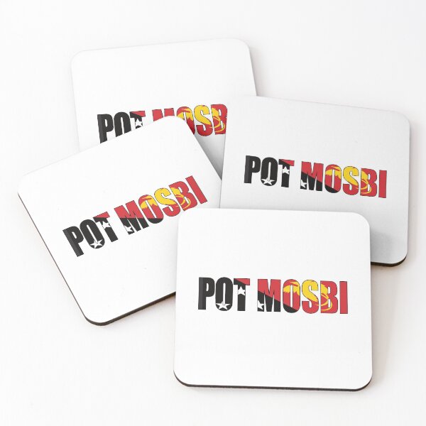 Item preview, Pot Mosbi with Papua New Guinea Flag designed and sold by PNG-pikinini.