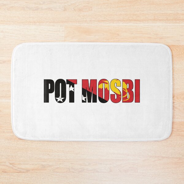Item preview, Pot Mosbi with Papua New Guinea Flag designed and sold by PNG-pikinini.