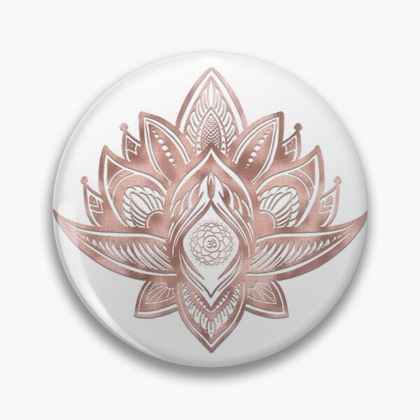 Item preview, Crown Chakra in Lotus Mandala (Rose Gold) designed and sold by squishyrainbow.