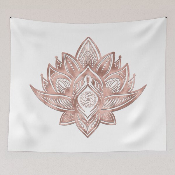 Item preview, Crown Chakra in Lotus Mandala (Rose Gold) designed and sold by squishyrainbow.