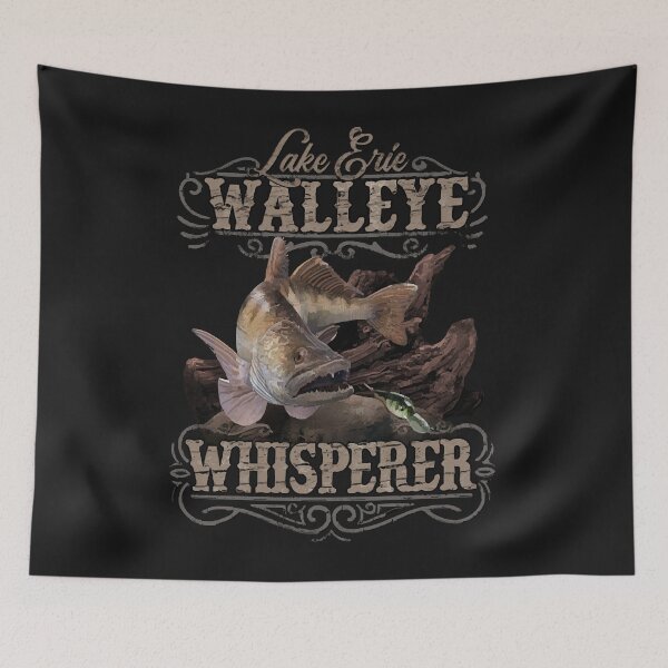 Item preview, Lake Erie Walleye Whisperer Vintage Fishing designed and sold by Hermann1223.