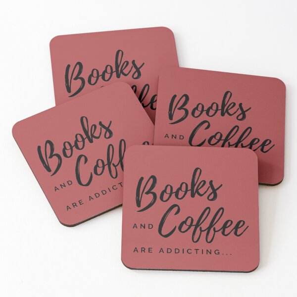 Item preview, Books and Coffee are addicting - Coffee lover - Books lover designed and sold by GaterStitch.