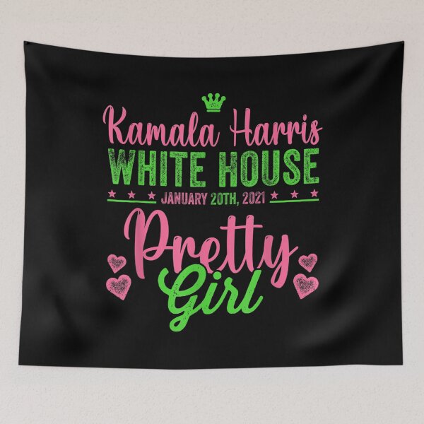 Item preview, AKA Soror Kamala Harris In The White House Pretty Girl woman designed and sold by NealadaSpeck.