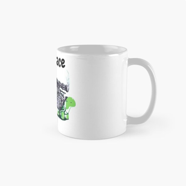 Item preview, Racing turtle with Machine gun trying to win with Rabbit designed and sold by bargesystore.