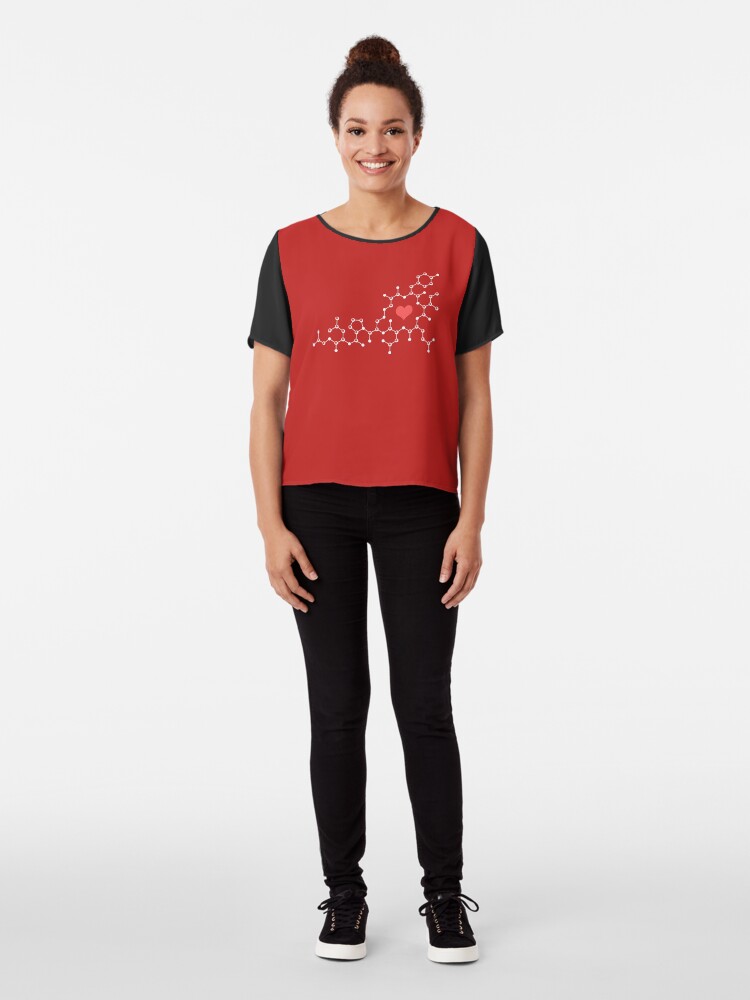 Alternate view of Oxytocin Red Chiffon Top