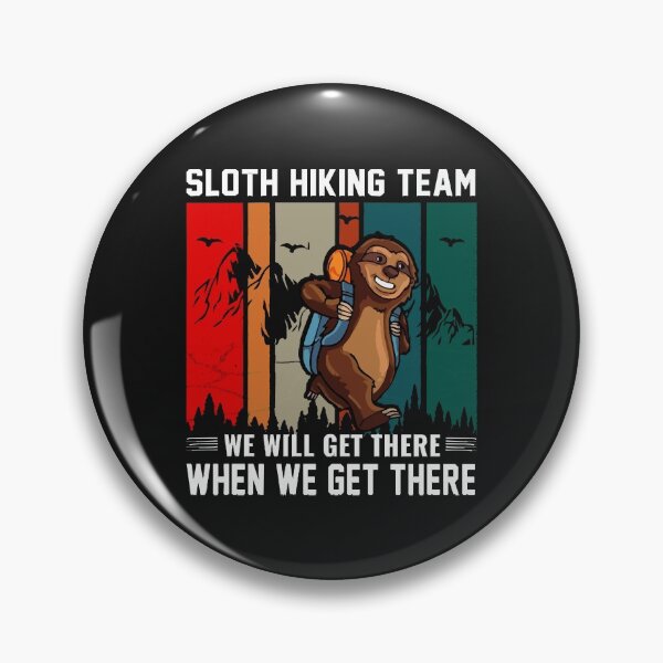 Item preview, Sloth Hiking Team Vintage Funny Gift sloth hiking team vintage funny gift designed and sold by Hermann1223.