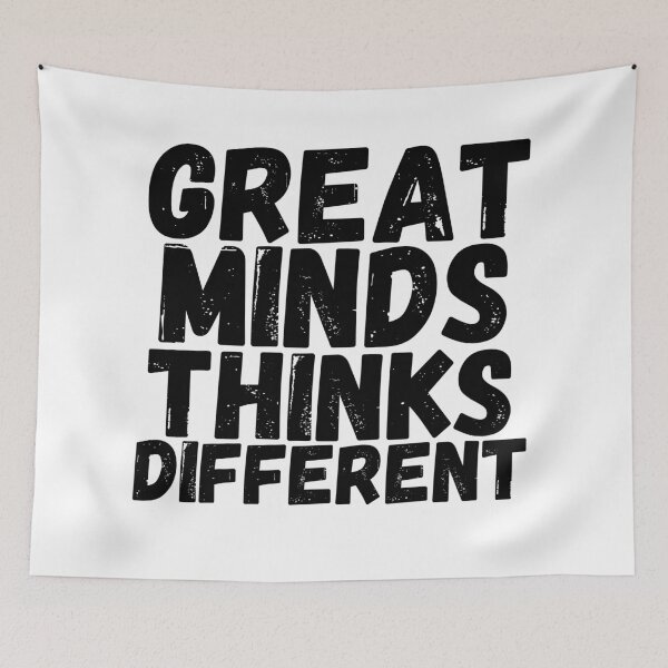 Item preview, Great Minds Think Different designed and sold by Gamers Hub.