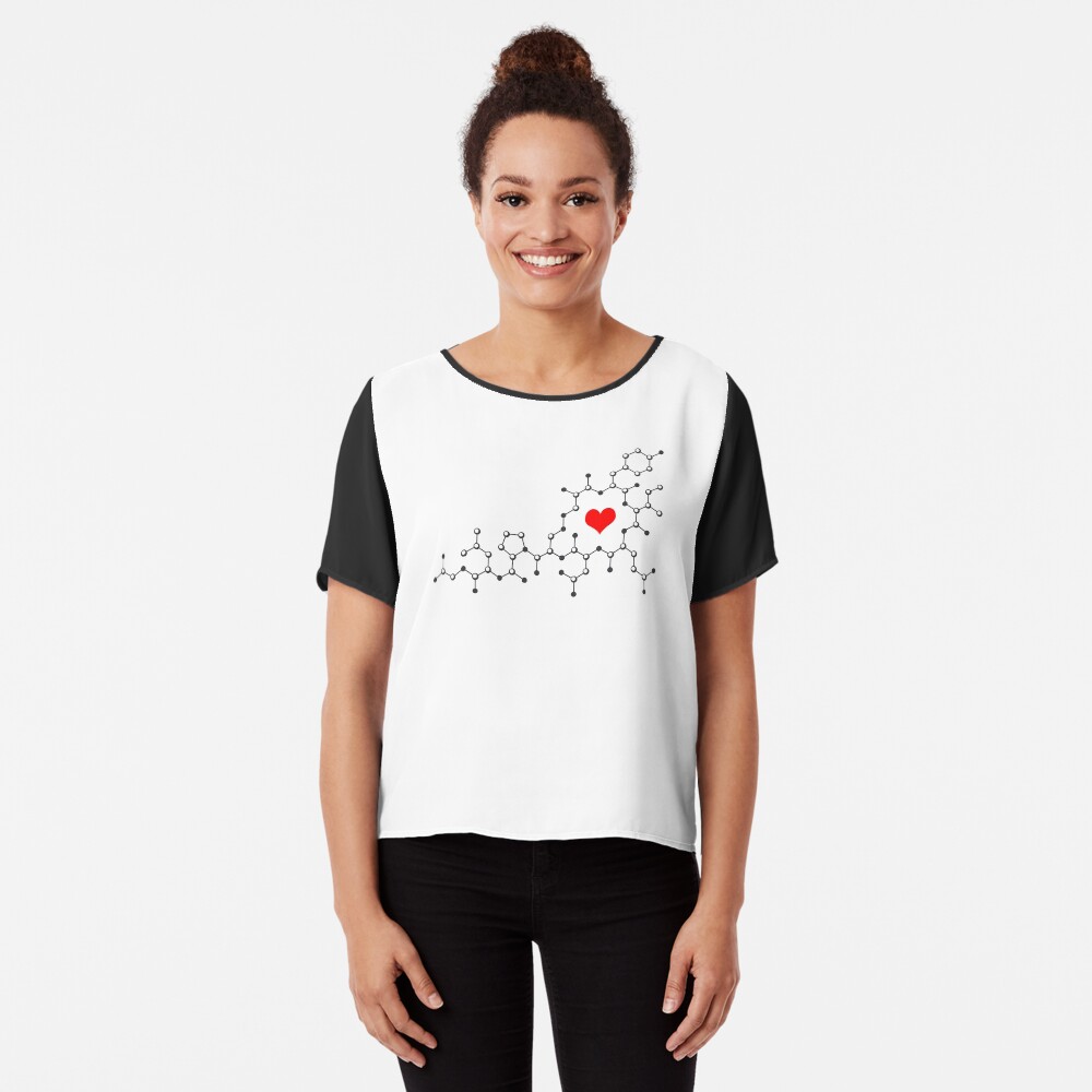 Oxytocin White Chiffon Top