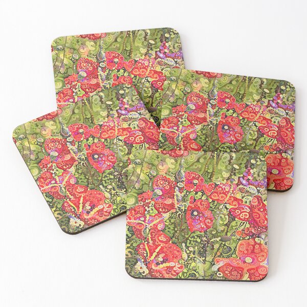 Item preview, Red Poppies- common names including common poppy, corn poppy, corn rose, field poppy and Flanders poppy. designed and sold by Rocketman2017.