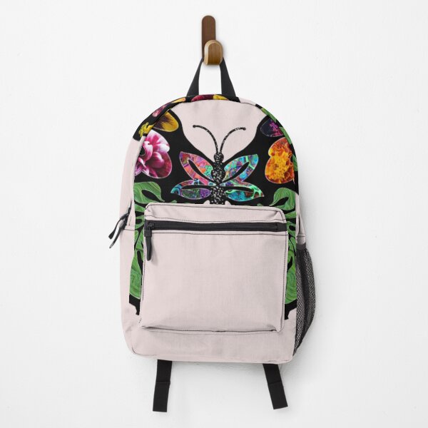 Item preview, Butterfly with Colorful Flowers designed and sold by WildLeafDigital.