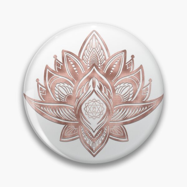Item preview, Heart Chakra in Lotus Mandala (Rose Gold) designed and sold by squishyrainbow.